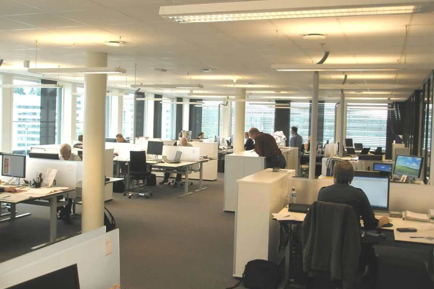 طراحی دفاتر اداری پلان باز با اصول آکوستیک