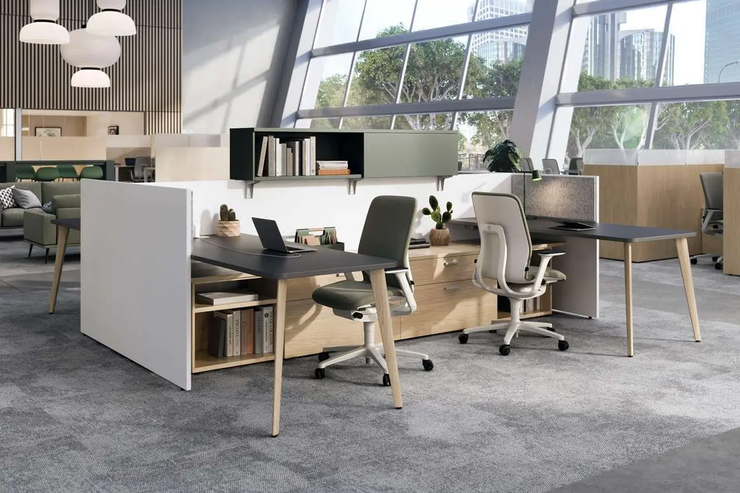 بزرگ‌ تر نشان دادن فضای کاری مدرن